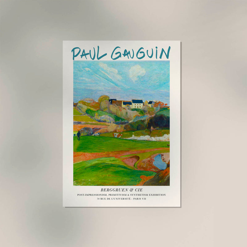 Landscape At Le Pouldu by Paul Gauguin – Art Print Post-Impressionist — Ansicht 2
