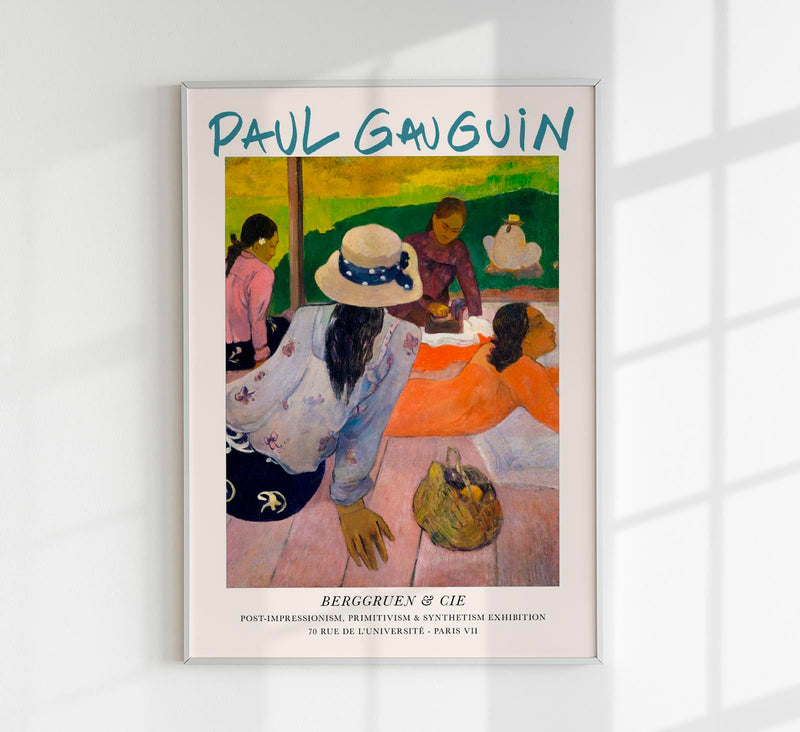 The Siesta by Paul Gauguin – Fine Art Print UV-resistent Canvas — Patroa Studio