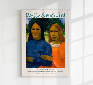 Two Women 1902 by Paul Gauguin Exhibition Poster – Fine Art Print | UV-beständig | Postimpressionismus