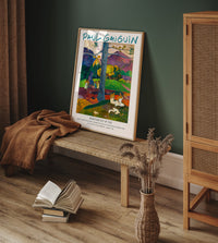 Gauguin Mata Mua – Fine Art Poster Tahiti Post-Impressionismus — Ansicht 2