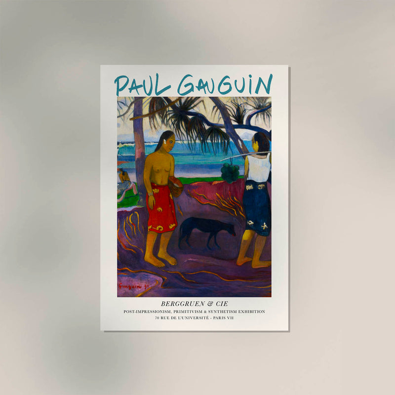 I Raro Te Oviri Exhibition Poster Paul Gauguin – UV-beständiger Kunstdruck Berlin — Ansicht 2