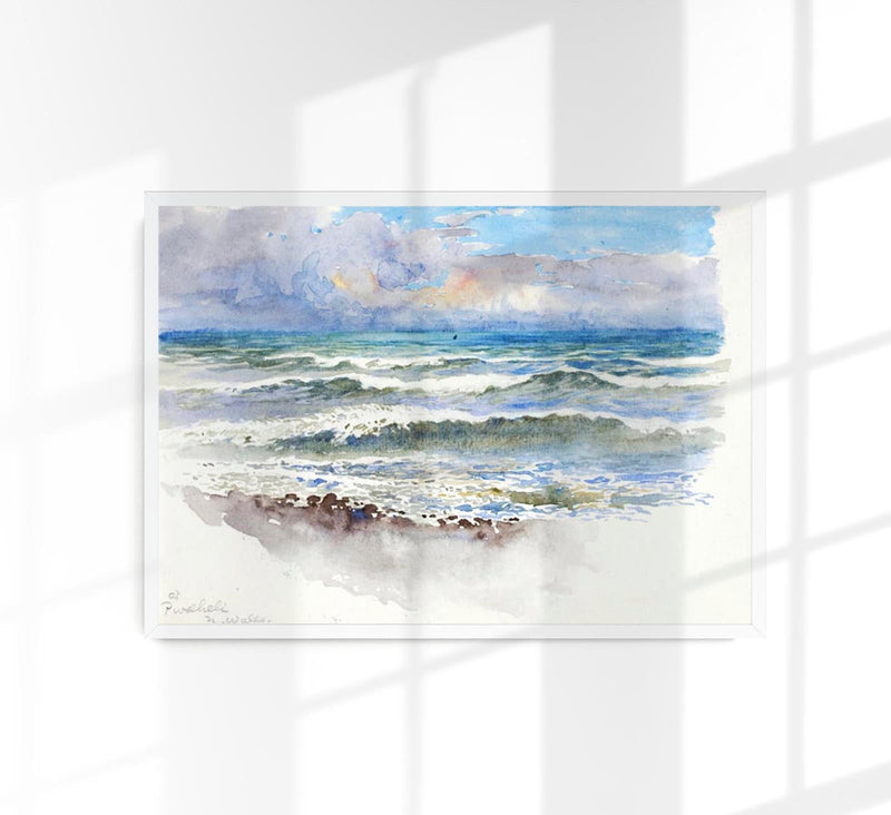 In Pwllheli, N. Wales – Kunstdruck von George Elbert Burr — Patroa Studio