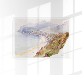 Bay at Nevin, Wales by George Elbert Burr – Kunstdruck Poster