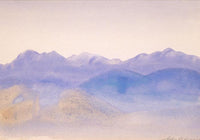 Blue Mist Poster – Watercolor Impressionism by Arthur B Davies — Ansicht 4