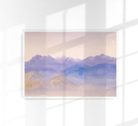 Blue Mist Poster – Watercolor Impressionism by Arthur B Davies — Ansicht 1