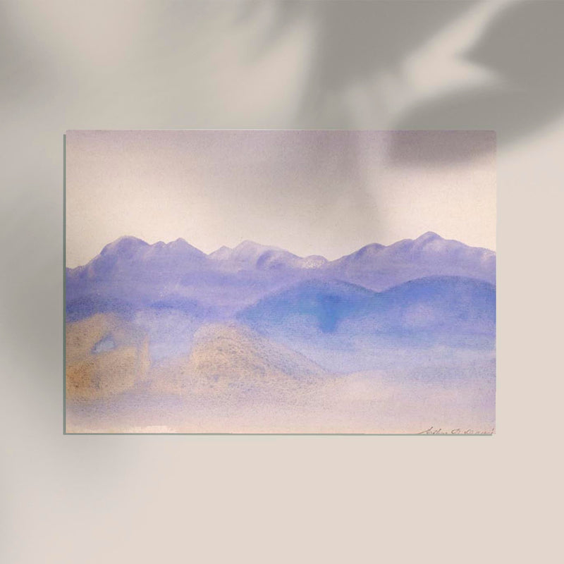 Blue Mist Poster – Watercolor Impressionism by Arthur B Davies — Ansicht 3