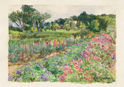 Parmelee Estate in Bloom – Art Print by Dora Louise Murdoch