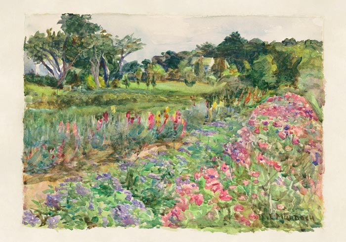 Parmelee Estate in Bloom – Art Print by Dora Louise Murdoch — Ansicht 4