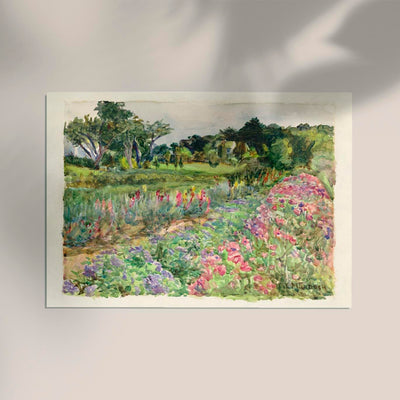 Parmelee Estate in Bloom – Art Print by Dora Louise Murdoch