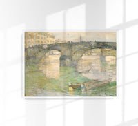 Ponte Santa Trinità by Frederick Childe Hassam – Kunstdruck Impressionismus — Ansicht 1