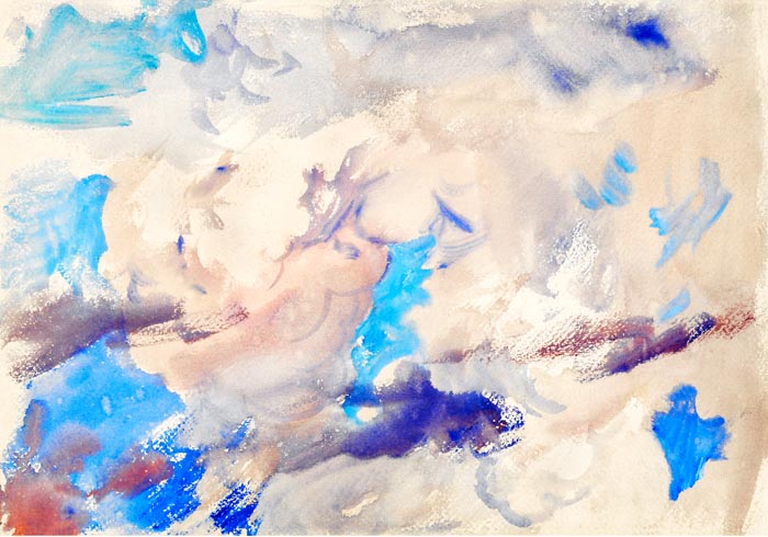 Sky – Fine Art Print von John Singer Sargent | Aquarell Landschaft — Ansicht 4
