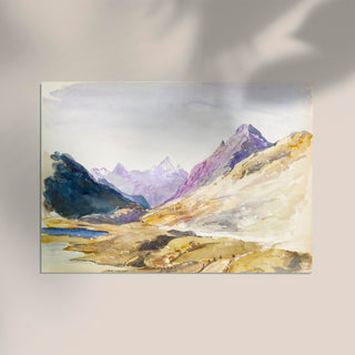 Switzerland 1869 Sketchbook by John Singer Sargent – Fine Art Print | UV-resistent | Klassische Landschaftskunst