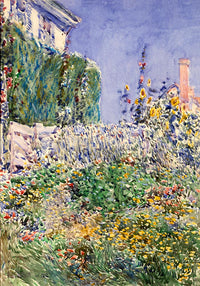 Thaxter's Garden by Frederick Childe Hassam — Kunstdruck Poster — Ansicht 4