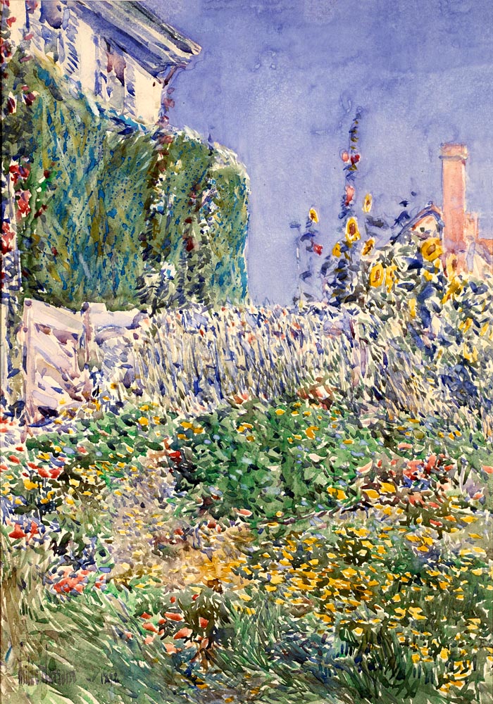 Thaxter's Garden by Frederick Childe Hassam — Kunstdruck Poster — Ansicht 4