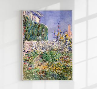Thaxter's Garden by Frederick Childe Hassam — Kunstdruck Poster