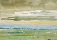 Vega by Arthur B Davies – Art Print Watercolor Landscape — Ansicht 4