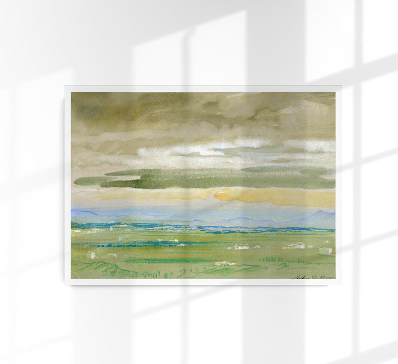 Vega by Arthur B Davies – Art Print Watercolor Landscape — Patroa Studio