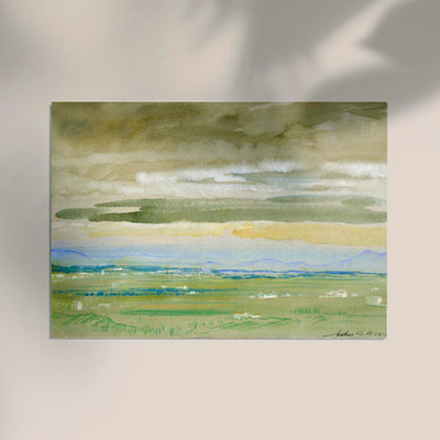 Vega by Arthur B Davies – Art Print Watercolor Landscape