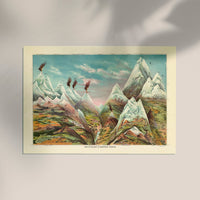 Nature in Ascending Regions Poster | Education meets vintage aesthetics | Handmade in Berlin — Ansicht 3