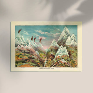 Nature in Ascending Regions Poster | Bildung trifft Vintage-Ästhetik | Handgefertigt in Berlin