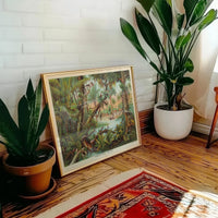 Tropical Zone Educational Vintage Poster | Handgefertigt in Berlin | Patroa Studio — Ansicht 2