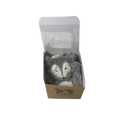 Bio Schmusetuch Waschbär – Bio-Baumwolle, Maiswatte, personalisierbar
