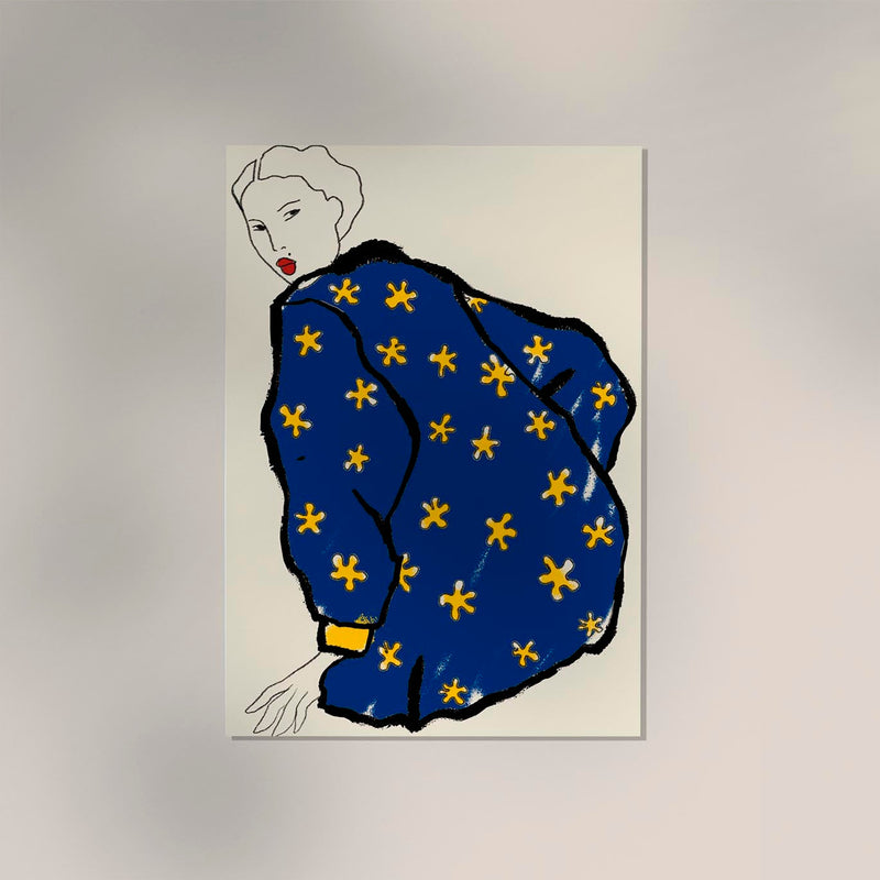 Blue Pullover Art Print – Patroa Studio Kunstdruck Berlin — Ansicht 3
