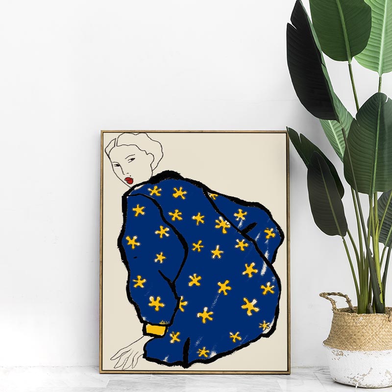 Blue Pullover Art Print – Patroa Studio Kunstdruck Berlin — Ansicht 2