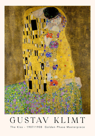 The Kiss – Exhibition Poster by Gustav Klimt | UV-resistant | Premium Art Print