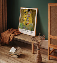 The Kiss – Exhibition Poster by Gustav Klimt | UV-resistant | Premium Art Print — Ansicht 2