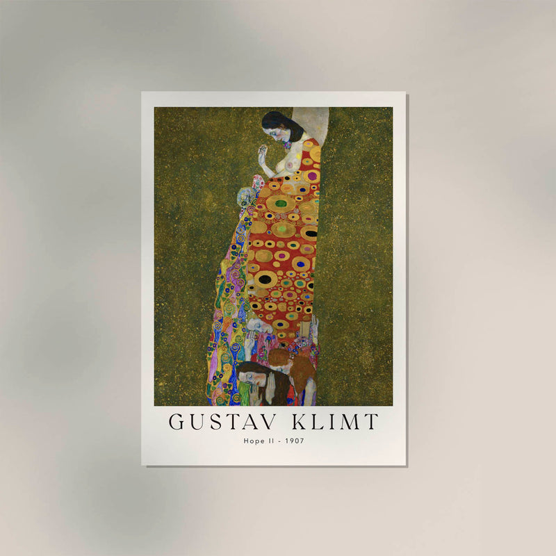 Hope II by Gustav Klimt – Exhibition Poster | Fine Art Print | UV-Resistant — Ansicht 3