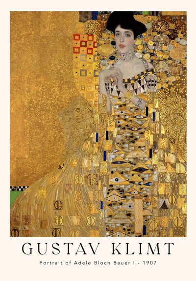 Portrait of Adele Bloch-Bauer – Fine Art Print UV-Resistant Gustav Klimt Poster