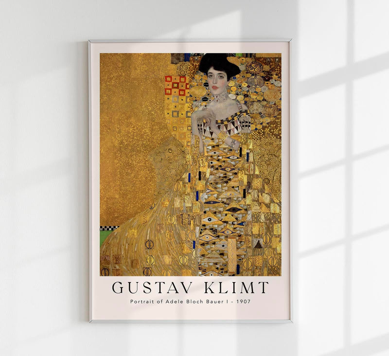 Portrait of Adele Bloch-Bauer – Fine Art Print UV-Resistant Gustav Klimt Poster — Patroa Studio