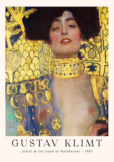 Judith and the Head of Holofernes – Fine Art Poster von Gustav Klimt