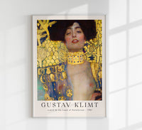 Judith and the Head of Holofernes – Fine Art Poster von Gustav Klimt — Ansicht 1