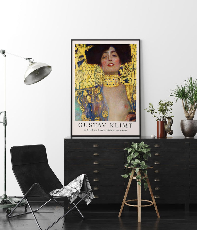 Judith and the Head of Holofernes – Fine Art Poster von Gustav Klimt — Ansicht 2