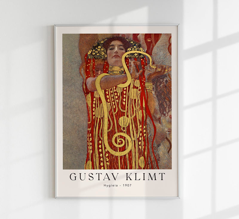 Hygieia by Gustav Klimt – Exhibition Poster | Fine Art Print | UV-beständig — Patroa Studio