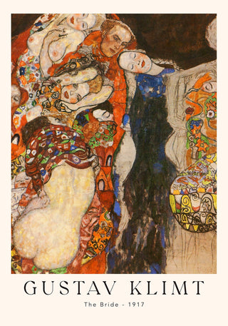 The Bride by Gustav Klimt Exhibition Poster – Fine Art Print | UV-resistent | Symbolistische Kunst