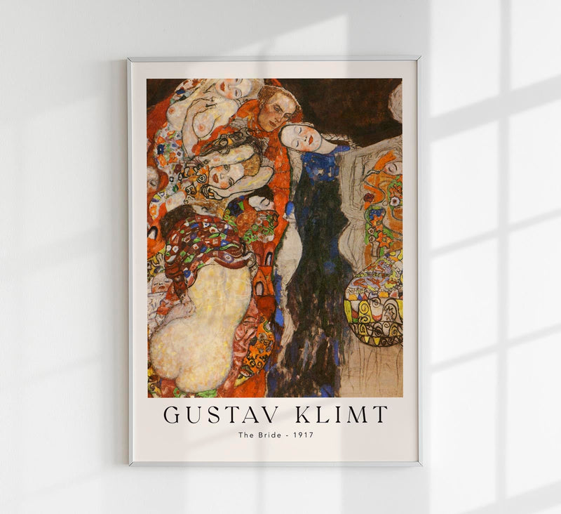 The Bride by Gustav Klimt Exhibition Poster – Fine Art Print UV-resistent — Patroa Studio