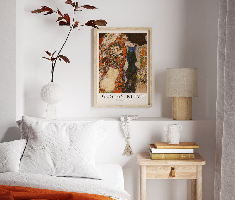 The Bride by Gustav Klimt Exhibition Poster – Fine Art Print UV-resistent — Ansicht 2
