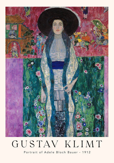 Portrait of Adele Bloch-Bauer Fine Art Print – UV-resistant Archival Ink, Klimt Poster