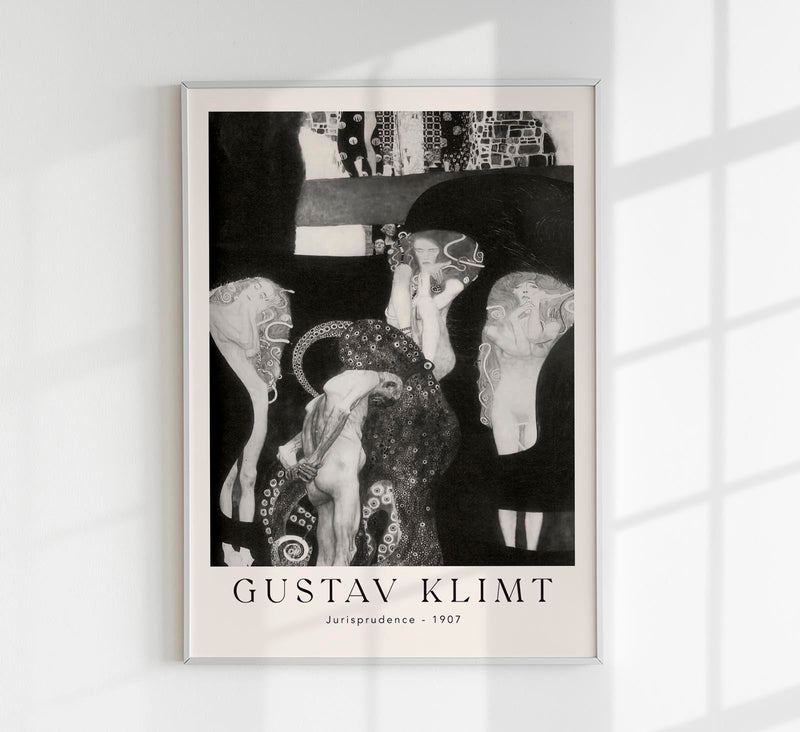 Jurisprudence – Fine Art | Canvas | Gustav Klimt Exhibition Poster — Patroa Studio