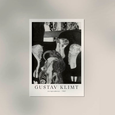 Jurisprudence – Fine Art | Canvas | Gustav Klimt Exhibition Poster