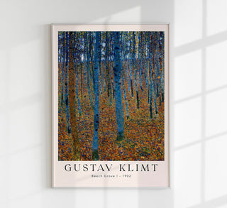 Beech Grove by Gustav Klimt Exhibition Poster – Fine Art Paper or Canvas