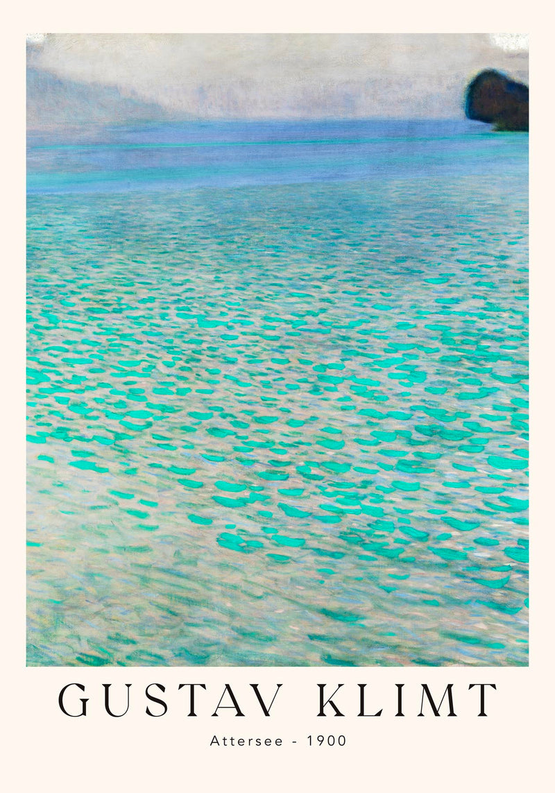 Attersee by Gustav Klimt Exhibition Poster – Fine Art Print Art Nouveau — Ansicht 4