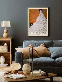 Portrait of Fritza Riedler by Gustav Klimt Exhibition Poster – Fine Art Print — Ansicht 2