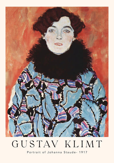 Portrait of Johanna – Fine Art Print UV-resistant Klimt Poster