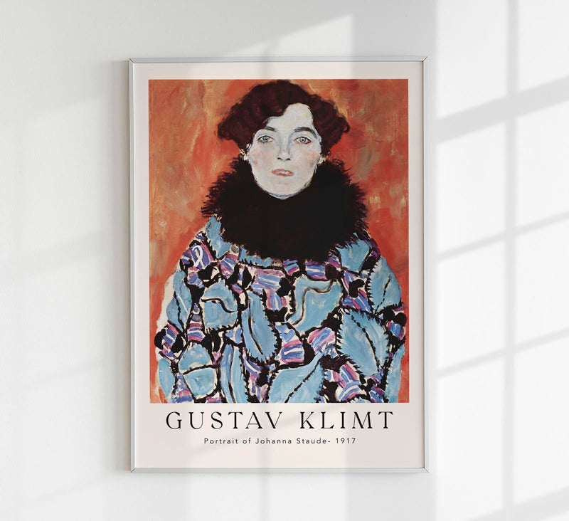 Portrait of Johanna – Fine Art Print UV-resistant Klimt Poster — Patroa Studio