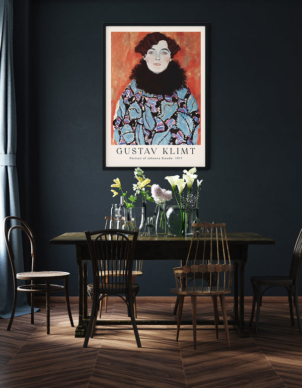 Portrait of Johanna – Fine Art Print UV-resistant Klimt Poster