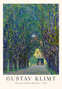 Avenue at Schloss Kammer – Gustav Klimt Art Poster | Fine Art Print — Ansicht 4